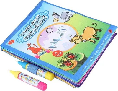 Produktbild von Kinderdoodle-Tabelle mit Wasserstift - Bilderradiergarnitur für Kinder - Pädagogisches Geschenkspiel