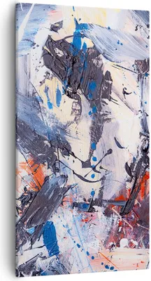 Produktbild von Bild auf Leinwand - Leinwandbild - Einteilig - Abstraktion verschüttet Farben - 55x100cm - Wand Bild - Wanddeko - Wandbilder - Leinwanddruck - Bilder - Wanddekoration - Leinwand bilder - PA55x100-4383