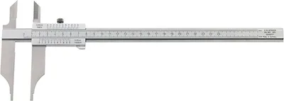 Produktbild von FORMAT Werkstatt-Messschieber m. Spitzen 1/20 parallaxfrei 500x150mm, Messbereich:500 mm, Schnabellänge:150 mm