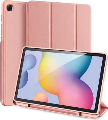 Produktbild von Dux Ducis Domo  Samsung Galaxy Tab S6 Lite Hülle Klapphülle + Stifthalter - Pink