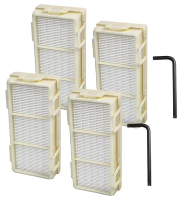Produktbild von vhbw 4x HEPA Filter Ersatz für Dyson 965280-01 für Händetrockner - H13, Gelb