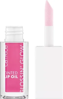 Zdjęcie produktu dla CATRICE Glossin Glow Tinted Lip Oil, Różowy, Glossip Girl, Odżywiający, Kobiety, Połysk, Lekki
