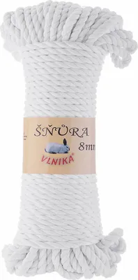 Produktbild von 500g Makramee-Garn Snura Unifarben XL Häkelgarn Macrame Flechtgarn Knüpfgarn