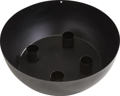 Produktbild von Metall-Adventskerzenhalterschale für 4 Stabkerzen, Ø20cm
