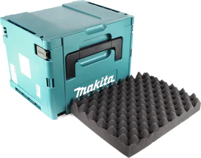 Produktbild von Makita MAKPAC 4 Systemkoffer - mit Universaleinlage für Makita 18 V Akku Geräte Schrauber Sägen Schleifer