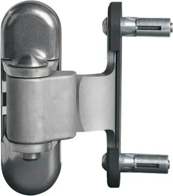 Zdjęcie produktu dla Zawias Locinox INOX do metalowych bram i furtek (2 szt.) Regulacja góra-dół, lewo-prawo, kierunek obrotu