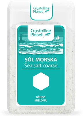 SÓL MORSKA GRUBO MIELONA 600 g - CRYSTALLINE PLANET