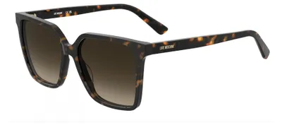 Produktbild von Moschino Love MOL109/S Havana 55/15/129 Damen Sonnenbrillen
