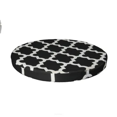 Produktbild von Bertoni RING, Rundes Stuhlkissen, Dekoratives wasserfestes Sitzkissen mit Muster, 40 cm x 4 cm Maroko Night