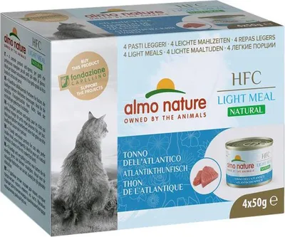 Produktbild von Almo Nature Light Meal HFC, Adult, Thunfisch, Reis, Fisch, 50 g