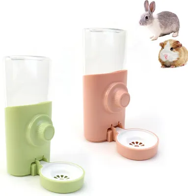Produktbild von 2er Set Automatische Trinkflaschen Wasserspender Kleintiere 600ml