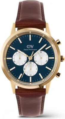 Produktbild von Chronograph Daniel Wellington Braun Kollektion Iconic Chronograph - mann