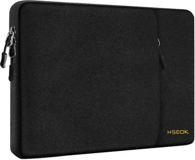 Obrázok produktu pre Taška na notebook 15,6 palca, vodoodpudivá ochranná taška, kompatibilná s väčšinou 15,6-palcových notebookov, čierna