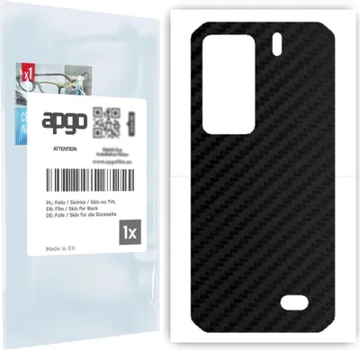 Produktbild von apgo Rückseite Schutzfolie für Ulefone Armor 11 5G -  Hinten Schutzfolie Carbon, Rückseite Folie schützt vor Kratzern und Fingerabdrücken