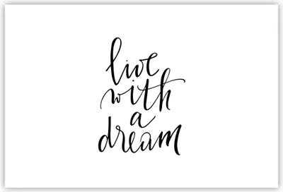 Produktbild von Poster - Poster ohne Rahmen - Handschriftlich Live Ein Traum - 91,5x61 cm - Wand Bild - Wanddeko - Wandbilder - Kunstposter - Wandposter - Bilder - Kunstdruck - Wanddekoration - P2XAA91x61-4423