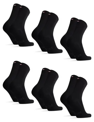 Produktbild von DANISH ENDURANCE Bambus Socken, Business Socken, Anti-Blasen, 3 & 6 Paar, Schwarz, 39-42