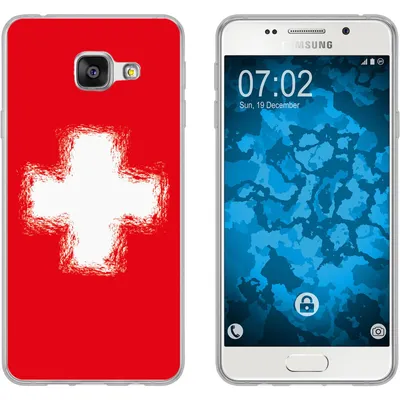 Produktbild von PhoneNatic Case kompatibel mit Samsung Galaxy A3 (2016) A310 Silikon-Hülle WM Schweiz M10