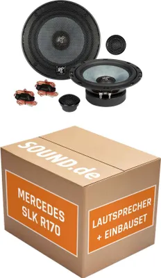 Produktbild von Lautsprecher Boxen Einbaupaket vorne Hifonics ZS6.2E passend für Mercedes SLK R 170 | 2x Tief-Mitteltöner 2x Hochtöner