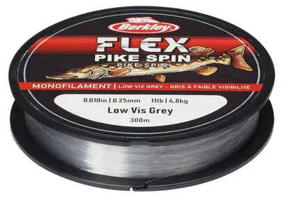 Obrázek produktu pro Berkley Flex PikeSpin 300m 0,25mm LVGrey Monofilní vlasec