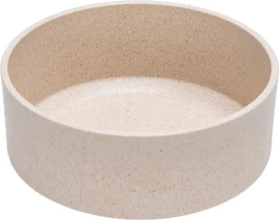 Produktbild von Designed by Lotte Hundenapf Noor beige aus Bambus, Fassungsvermögen: 800 ml