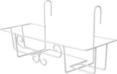 Immagine prodotto di Supporto Strend Pro, appendiabiti, metallico, per vaso da fiori, per ringhiera, 65 cm