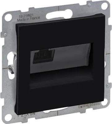 Immagine prodotto di Legrand RJ45 SOCKET CATEGORY 6A UTP BLACK
