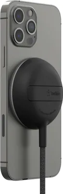 Produktbild von Belkin BOOST↑CHARGE PRO, Drinnen, USB, Kabelloses Aufladen, 2 m, Schwarz