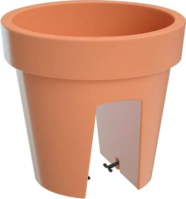 Image de Květináč na zábradlí LOFLY RAILING 24,5 cm - barva: terakota