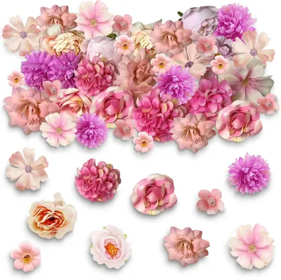 Image de Roses Kunstblumen, 20 pièces, roses, en soie, pour la décoration