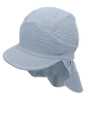 Produktbild von Sterntaler Baby Uni Schirmmütze Baby Schirmmütze mit Nackenschutz Musselin So