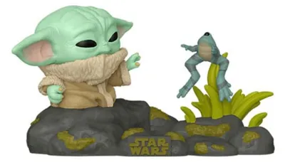 Imagen del producto de Star Wars - Grogu con rana, figura Funko Pop de vinilo, número 720
