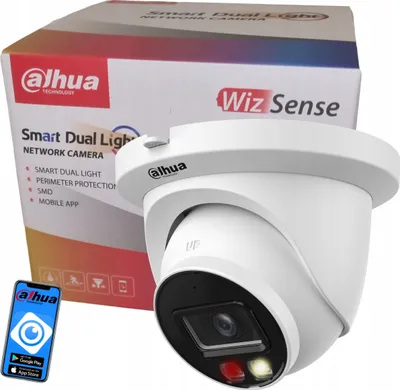 Produktbild von Dahua Ip Dome Kamera 8 Mpx Smd Plus, Bewegungserkennung, Sd Slot Ip67 Smart
