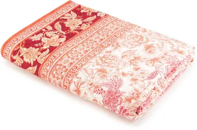 Tagesdecke 100% Baumwolle Koralle 180x255 cm