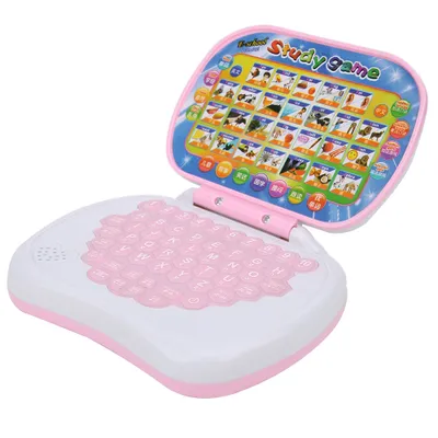 Immagine prodotto di Giocattolo per l'apprendimento del computer, giocattolo per l'apprendimento del computer portatile, giocattolo educativo per il computer, apprendimento della tavoletta, apprendimento del computer per bambini