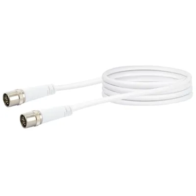 Produktbild von Schwaiger Koaxialkabel Klasse A + 10 dB 1.5m Vodafon weiß