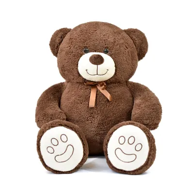 Produktbild von Pababo XL Kuki Teddybär mit Schleife – Großer Plüschbär, Kuscheltier, Geschenk zum Geburtstag, Valentinstag & Jahrestag