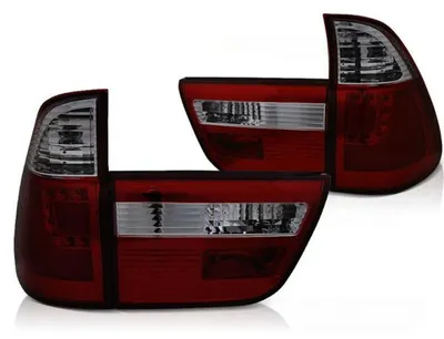 Produktbild von LED Lightbar Rückleuchten passend für BMW X5 E53 Bj. 99-03 Rot/Smoke