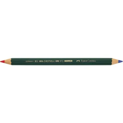 Obrázek produktu pro Faber Castell kancelářská barevná tužka oboustranná ořezávaná červená modrá