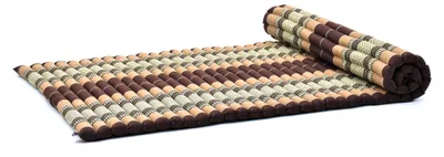 Produktbild von Leewadee Breite Thaimatte 190 x 100 cm Kapok Bodenmatte 1 Person