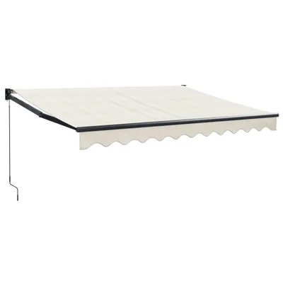 Immagine prodotto di vidaXL Tenda da sole retrattile crema 3x2,5 m in tessuto e alluminio
