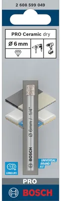 Obrázek produktu pro PRO Ceramic dry Bohrer, 6 x 66 mm