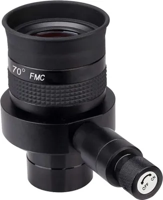 Produktbild von Svbony SV152 Okular 1,25 Zoll, 20mm Einstellbares Beleuchtetes Okular Einzelnes Fadenkreuz 70 Grad Ultraweitwinkel Okular für Astrofotografie