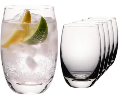 Produktbild von IMPERIAL Trinkgläser Set 6-Teilig - bauchige Wassergläser 425ml aus Crystalline Glas - Gin Tonic Glas Spülmaschinenfest