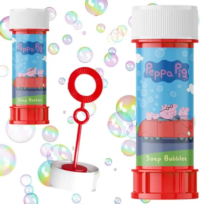 Produktbild von Peppa Pig Seifenblasenmacher-Set für Kinder, 60 ml, 200175