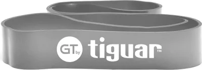 Produktbild von tiguar Power Band GT Widerstandsband in Grau, 44 mm Breite, 4 mm Stärke, 208 cm Länge, höchster Widerstand