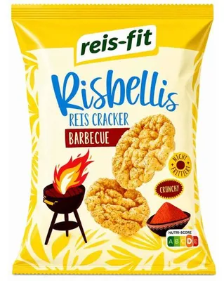 Produktbild von reis-fit Risbellis Reis Cracker Barbecue 40g