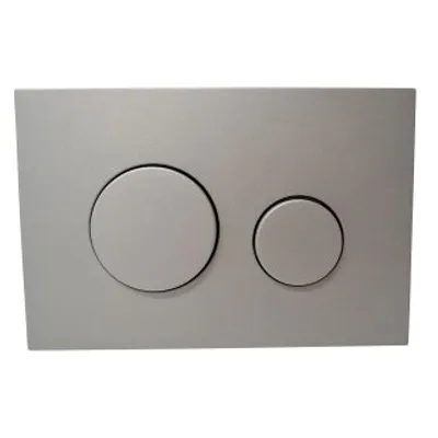 Productafbeelding van TECE bedieningsplaat voor toilet, met dubbele spoeling, mat chroom