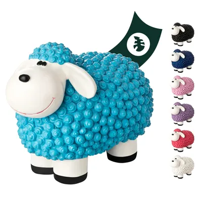 Produktbild von Bunte Mini Schafe Gartenfiguren