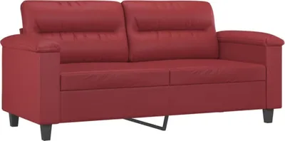 Produktbild von vidaXL 2-Sitzer-Sofa Weinrot 140 cm Kunstleder