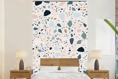 Produktbild von MuchoWow® Fototapete für Wohnzimmer oder Schlafzimmer Wandtapete Vinyl Motivtapete Marmor - Steine - Muster - 225x350 cm - Schlafzimmer tapete